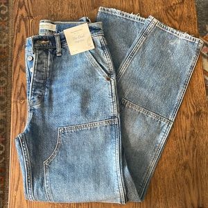 NWT A&F high rise dad jeans